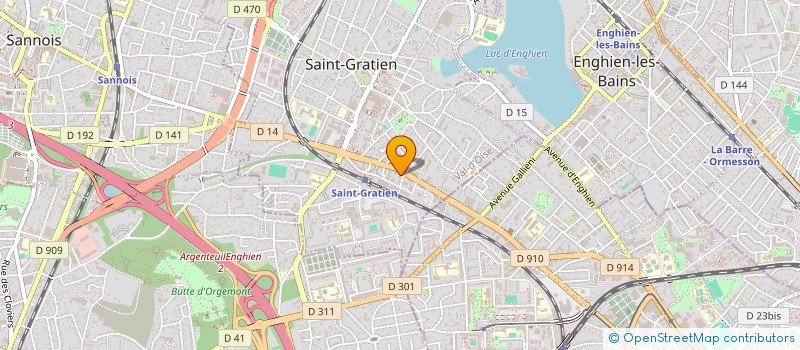 localisation de l'entreprise LE MONT BLANC ECHAFAUDAGE  SAINT-GRATIEN