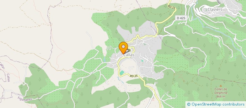 localisation de l'entreprise LE MONT DE CALLAS  CALLAS