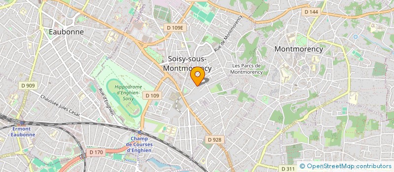 localisation de l'entreprise LE MONT DJURDJURA à SOISY-SOUS-MONTMORENCY