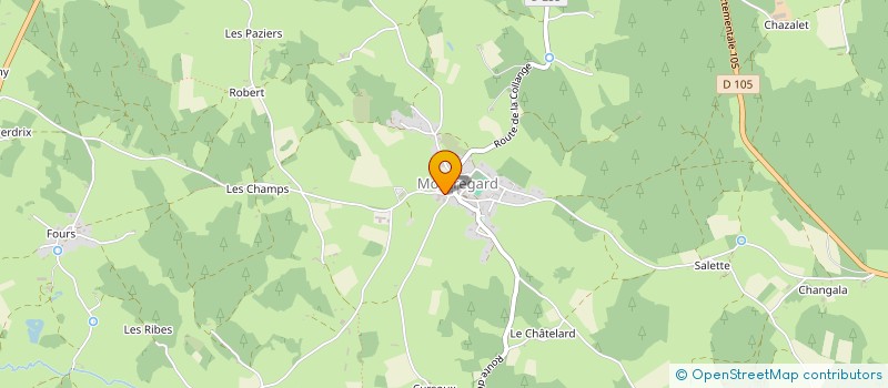 localisation de l'entreprise LE MONT DU REGARD  MONTREGARD