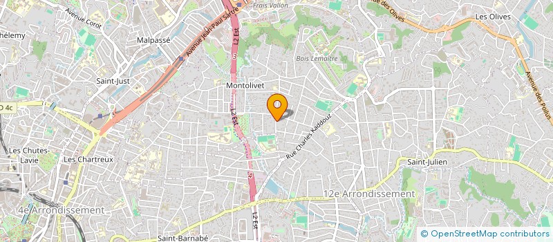 localisation de l'entreprise LE MONT JOLY à MARSEILLE