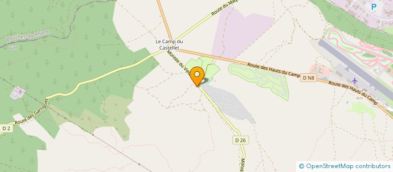 localisation de l'entreprise LE MONT REGAL  LE CASTELLET