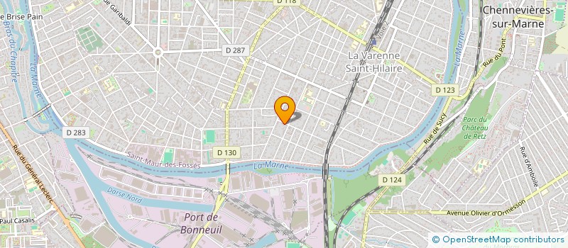 localisation de l'entreprise LE MONT-ROYAL à SAINT-MAUR-DES-FOSSES