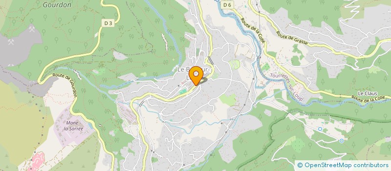 localisation de l'entreprise LE MONT SARL à LE BAR-SUR-LOUP