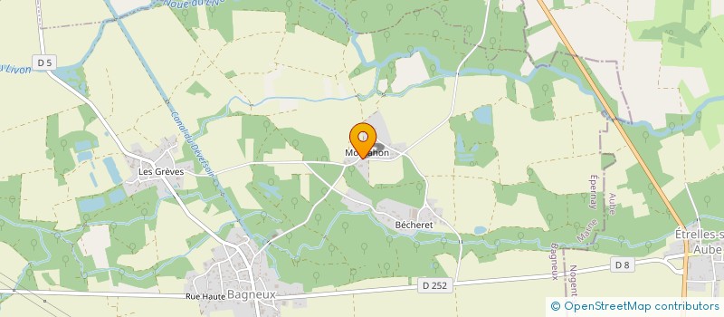 localisation de l'entreprise LE MONT SARREAU  BAGNEUX