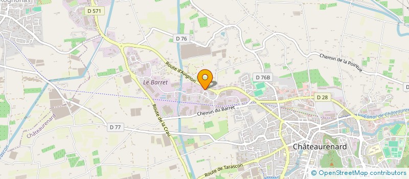 localisation de l'entreprise LE MONT SEREIN 119  CHATEAURENARD