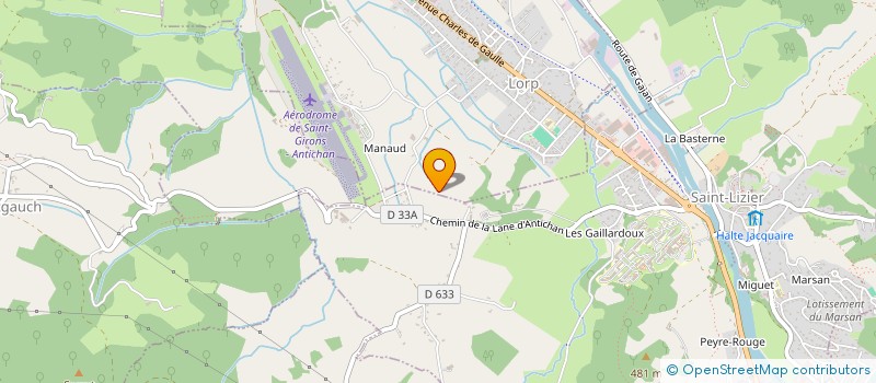 localisation de l'entreprise LE MONT VALIER à SAINT-LIZIER