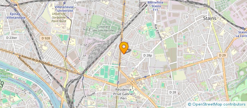 localisation de l'entreprise LE MONTAGNARD à PIERREFITTE-SUR-SEINE