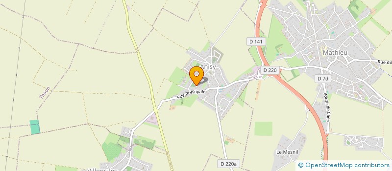 localisation de l'entreprise LE MONTAGNARD CHASSE ET PECHE OUTDOOR  ANISY