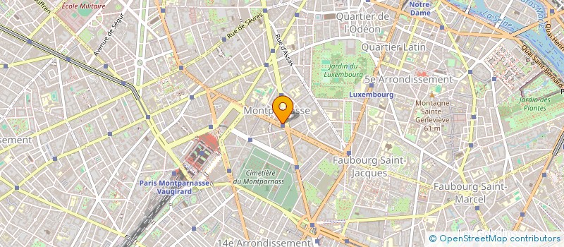 localisation de l'entreprise LE MONTAIGNE  PARIS