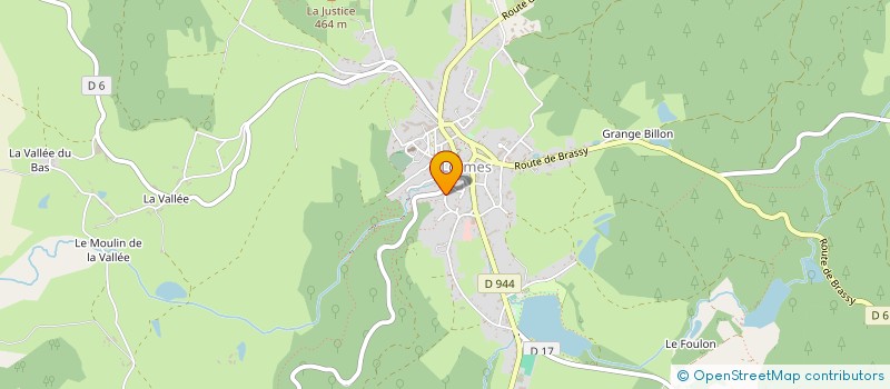 localisation de l'entreprise LE MONTAIGUT à LORMES