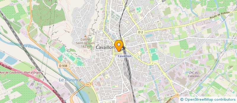 localisation de l'entreprise LE MONTANA à CAVAILLON