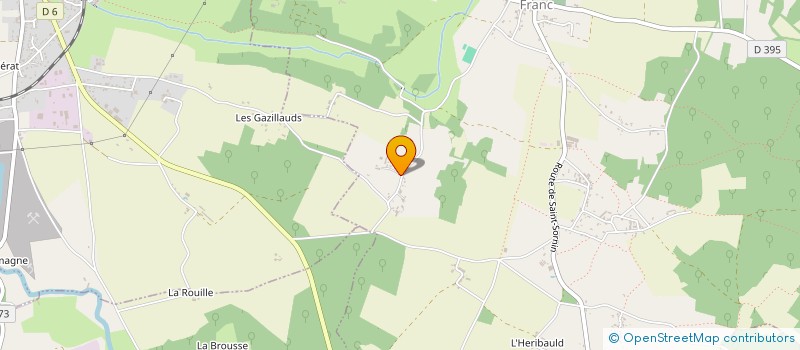 localisation de l'entreprise LE MONTANA 65  MARILLAC-LE-FRANC