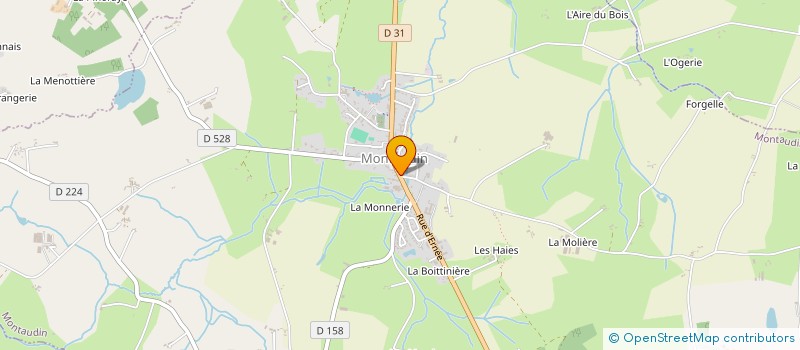 localisation de l'entreprise LE MONTAUDIN  MONTAUDIN