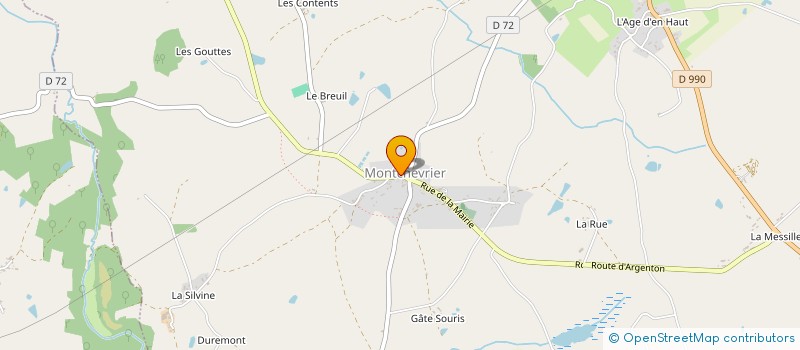 localisation de l'entreprise LE MONTCABRIEN à MONTCHEVRIER