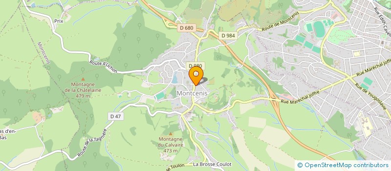 localisation de l'entreprise LE MONTCENIS  MONTCENIS