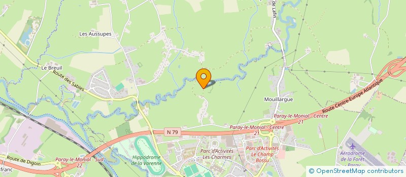 localisation de l'entreprise LE MONTCIAU  PARAY-LE-MONIAL