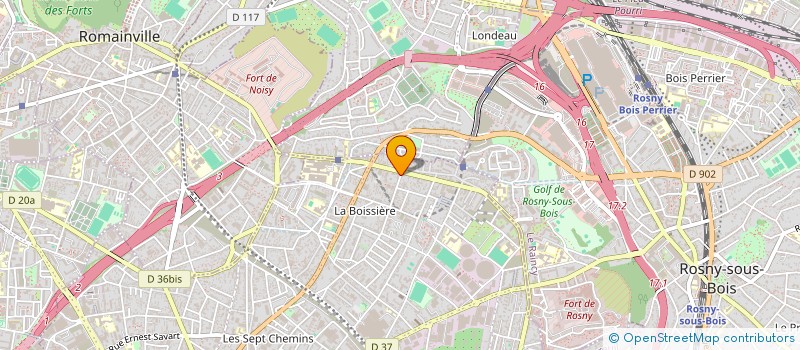 localisation de l'entreprise LE MONTE CARLO à MONTREUIL