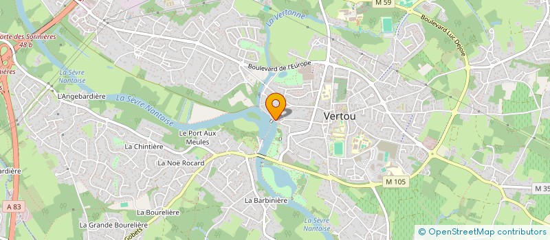 localisation de l'entreprise LE MONTE CRISTO  VERTOU