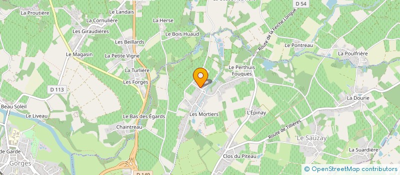 localisation de l'entreprise LE MONTE-ESCALIER FRANCAIS à CLISSON