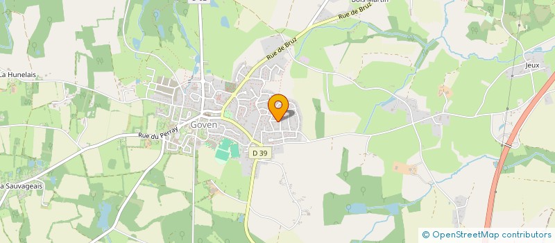 localisation de l'entreprise LE MONTE MEUBLES RENNAIS  GOVEN