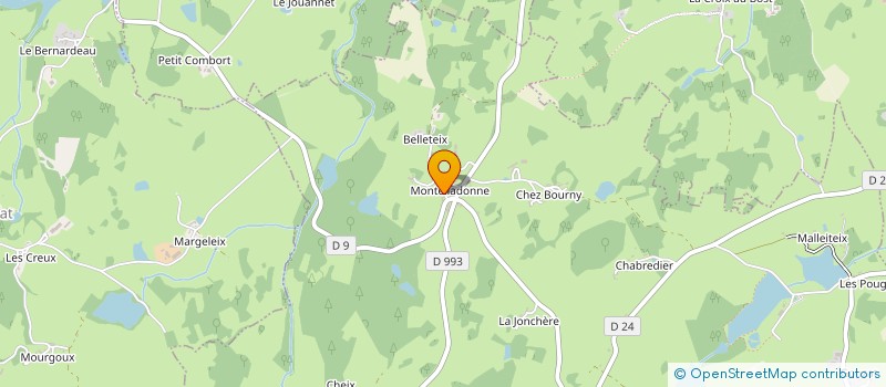 localisation de l'entreprise LE MONTEL à CHAMPAGNAT