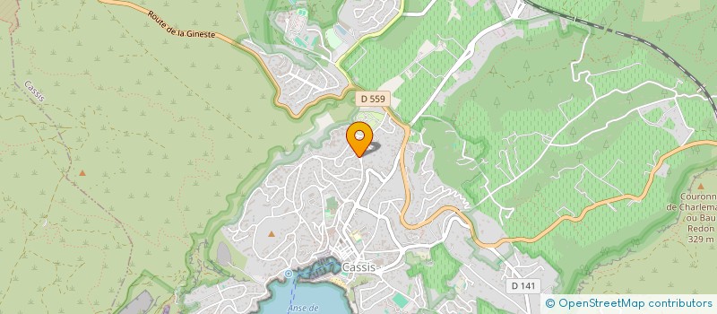 localisation de l'entreprise LE MONTESQUIEU à CASSIS