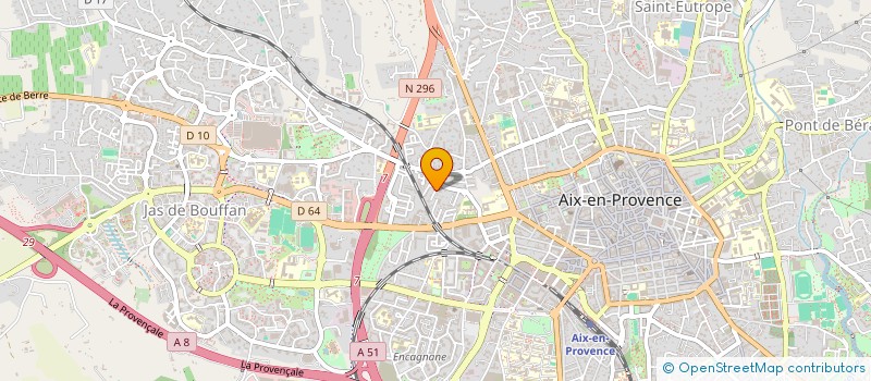 localisation de l'entreprise LE MONTGILLOU à AIX-EN-PROVENCE
