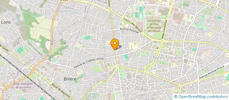 localisation de l'entreprise LE MONTILLEUL à PAU