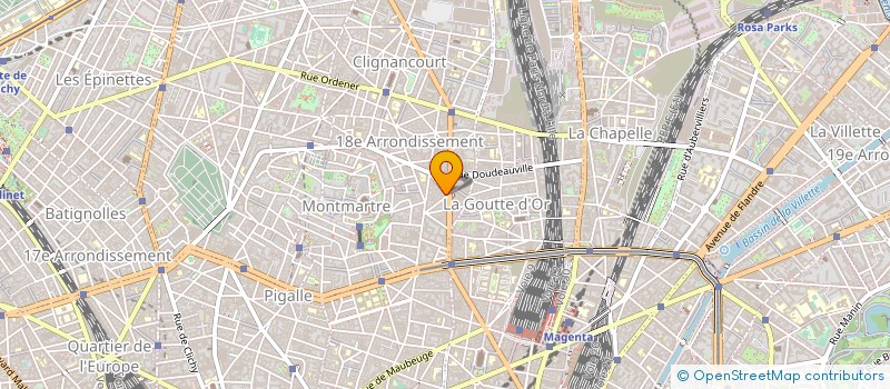 localisation de l'entreprise LE MONTMARTRE  PARIS