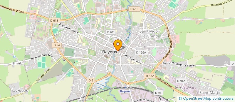 localisation de l'entreprise LE MONTMARTRE  BAYEUX