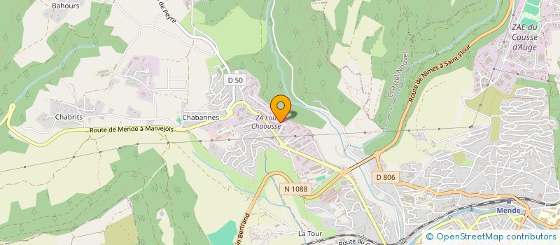 localisation de l'entreprise LE MONTMIRAT  SAINT-ETIENNE-DU-VALDONNEZ