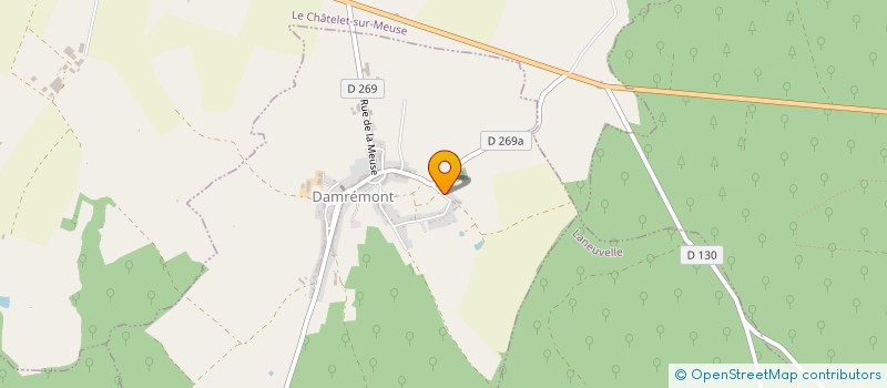 localisation de l'entreprise LE MONTMORENCY à DAMREMONT