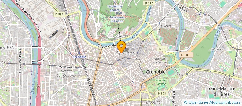 localisation de l'entreprise LE MONTORGE  GRENOBLE