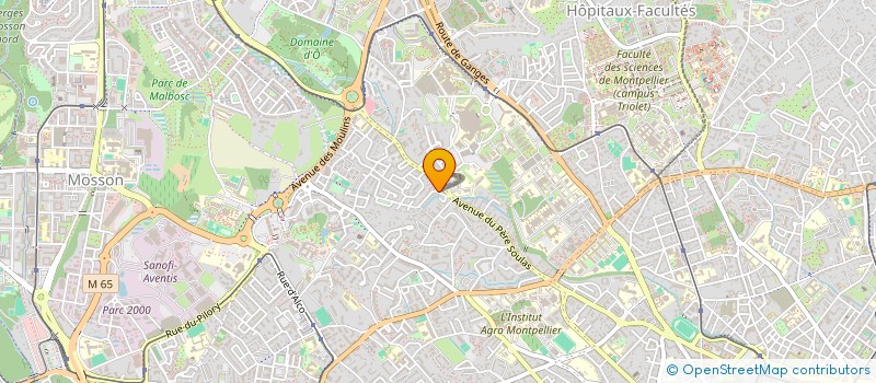 localisation de l'entreprise LE MONTPELLIER TAE KWON DO à MONTPELLIER