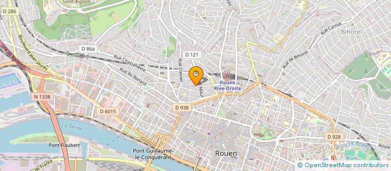 localisation de l'entreprise LE MONTREAL à ROUEN