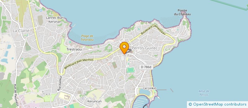 localisation de l'entreprise LE MONTREER  PERROS-GUIREC