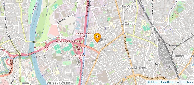 localisation de l'entreprise LE MONTUS à TOULOUSE