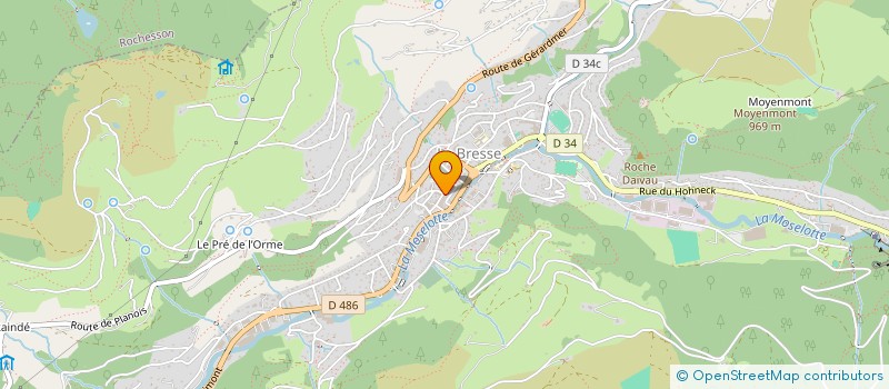 localisation de l'entreprise LE MONTVIN à LA BRESSE