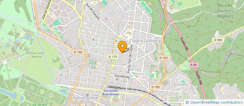 localisation de l'entreprise LE MONVILLE à VERSAILLES