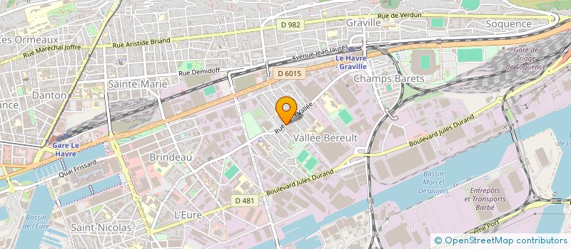 localisation de l'entreprise LE MOOD à LE HAVRE