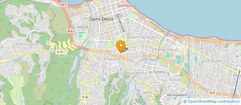localisation de l'entreprise LE MOON à SAINT-DENIS