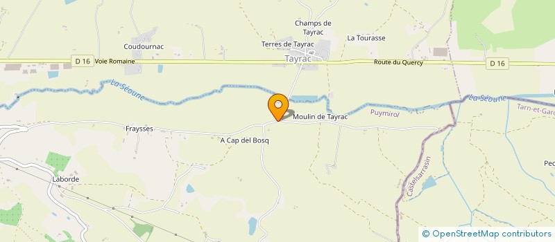 localisation de l'entreprise LE MOONRAKER  SAINT-JEAN-DE-THURAC