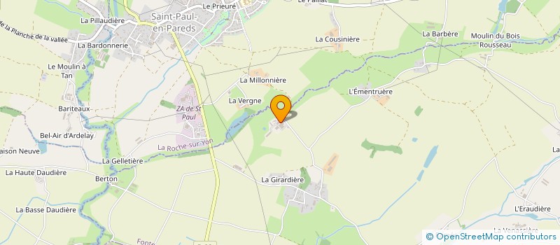 localisation de l'entreprise LE MORAN à LE BOUPERE