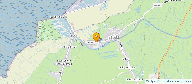 localisation de l'entreprise LE MORD'EAU DU BEC à BOUIN