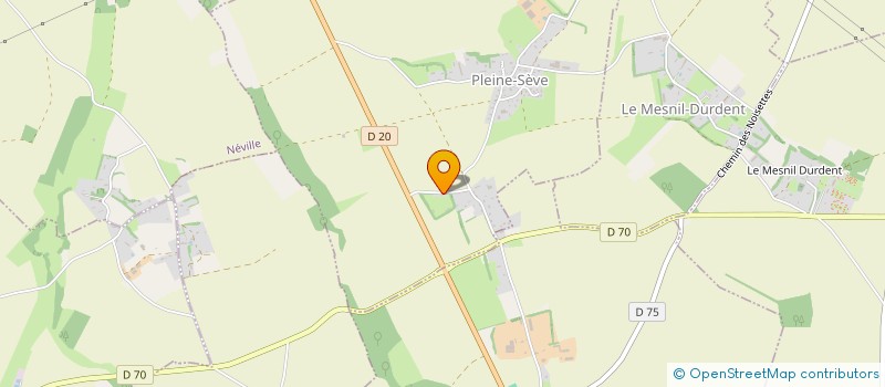 localisation de l'entreprise LE MORET  PLEINE-SEVE