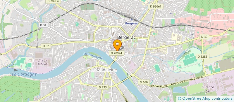 localisation de l'entreprise LE.MORGAIN à BERGERAC