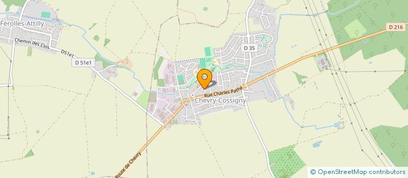 localisation de l'entreprise LE MORGAN'DINE  CHEVRY-COSSIGNY