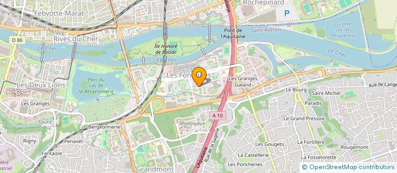 localisation de l'entreprise LE MORGAN II  TOURS