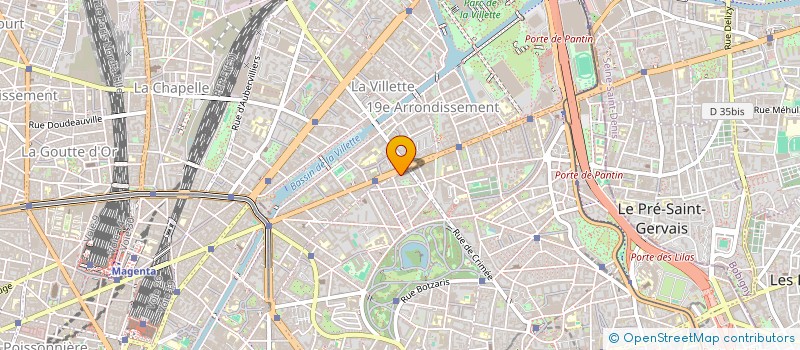 localisation de l'entreprise LE MORLAIX  PARIS